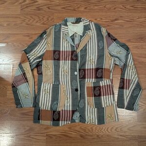 Kapital Japan patchwork cotton blazer sz 3